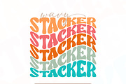 Wavy Stacker, a Handwritten Font by Mini_World (Thumbnail 2 of 13)
