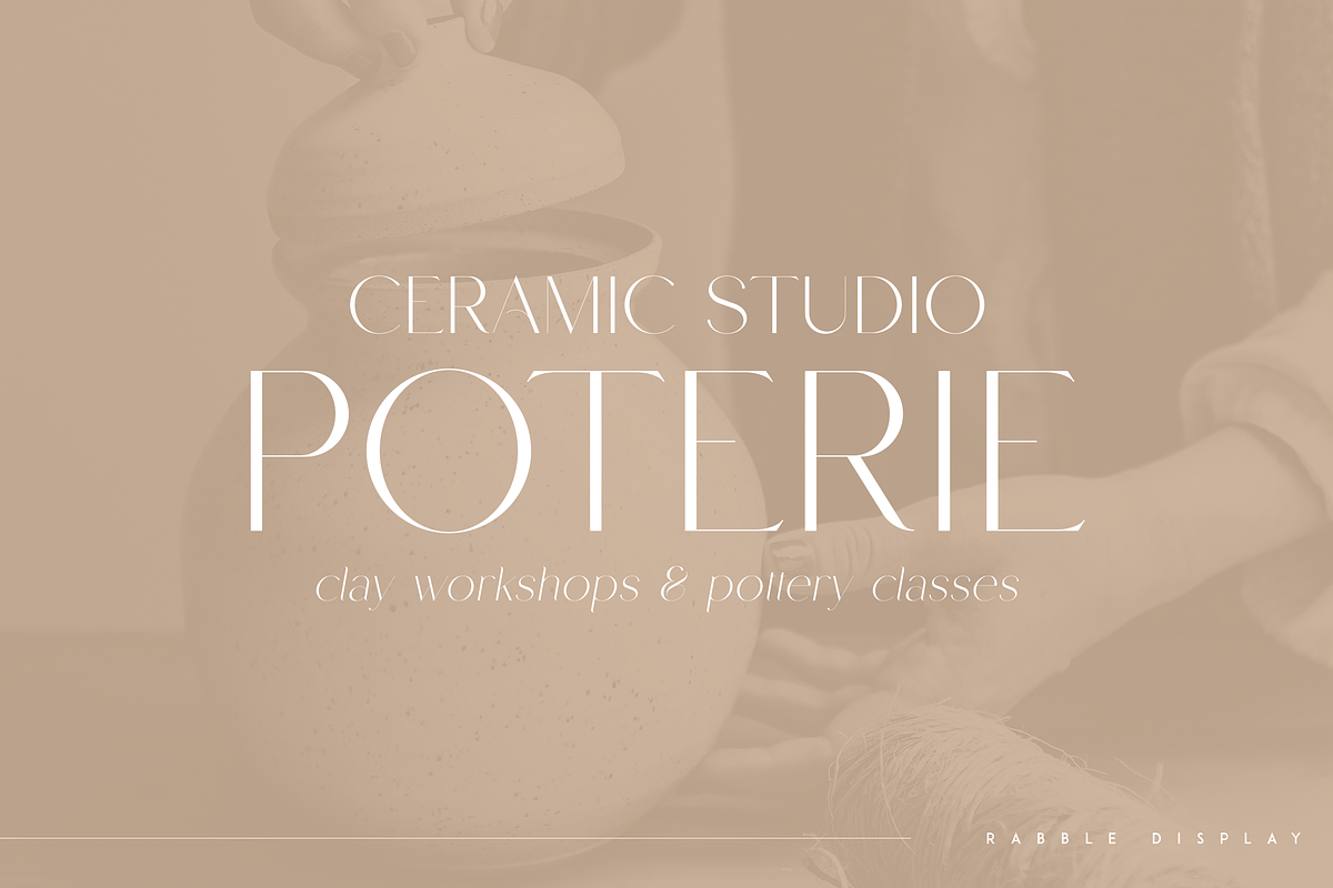Rabble - display typeface, a Serif Font by Only Fonts (Photo 3 of 10)