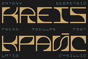 KREIS — Display modular font, a Sans Serif Font by Korolevtseva Type (Thumbnail 1 of 5)