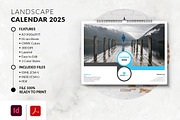 Landscape Calendar 2025, a Stationery Template by MstArtwork (Thumbnail 7 of 7)