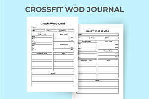 CrossFit WOD Journal KDP Interior