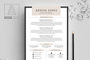 Professional Resume Template Jones, a Resume Template by AdeevaResume (Thumbnail 3 of 4)