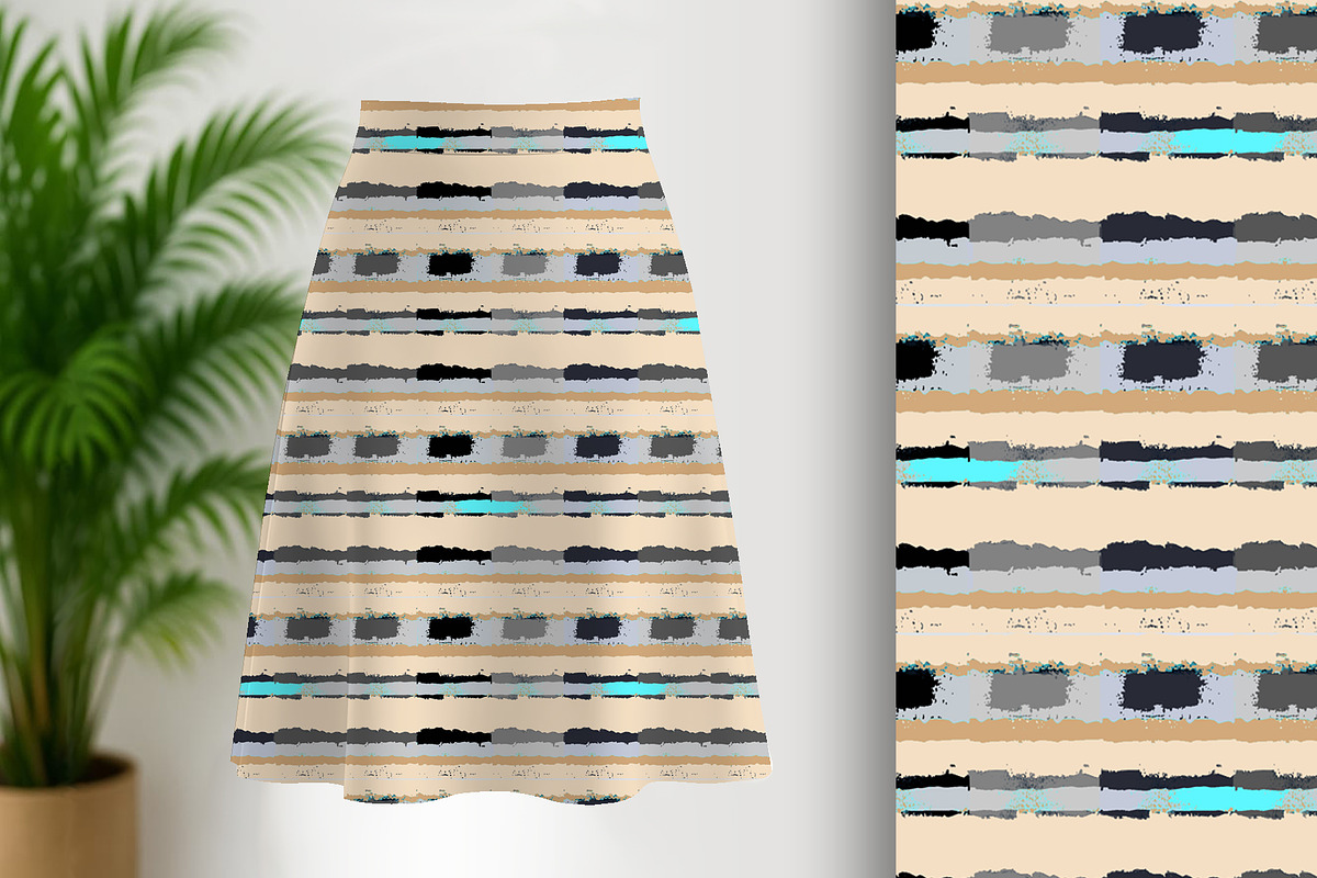 Neon Glow Distress Stripe, a Pattern Graphic by Sharon Schwalbe (Photo 1 of 4)
