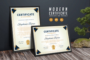 582. Modern Certificate Template