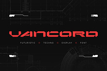 Vancord - Futuristic Display Font