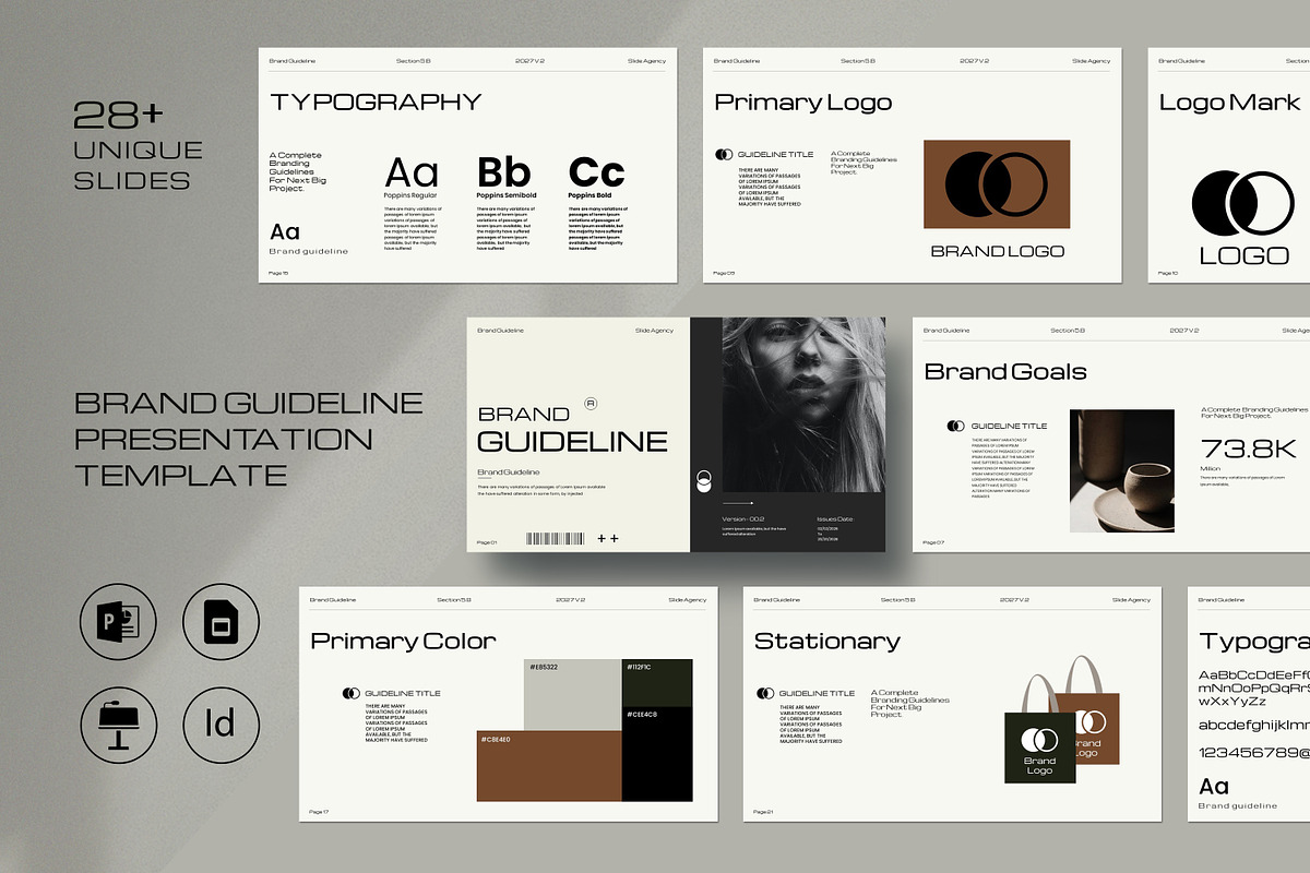 Brand Guidelines Presentation Templa, a Presentation Template by Slide-Agency (Photo 2 of 11)