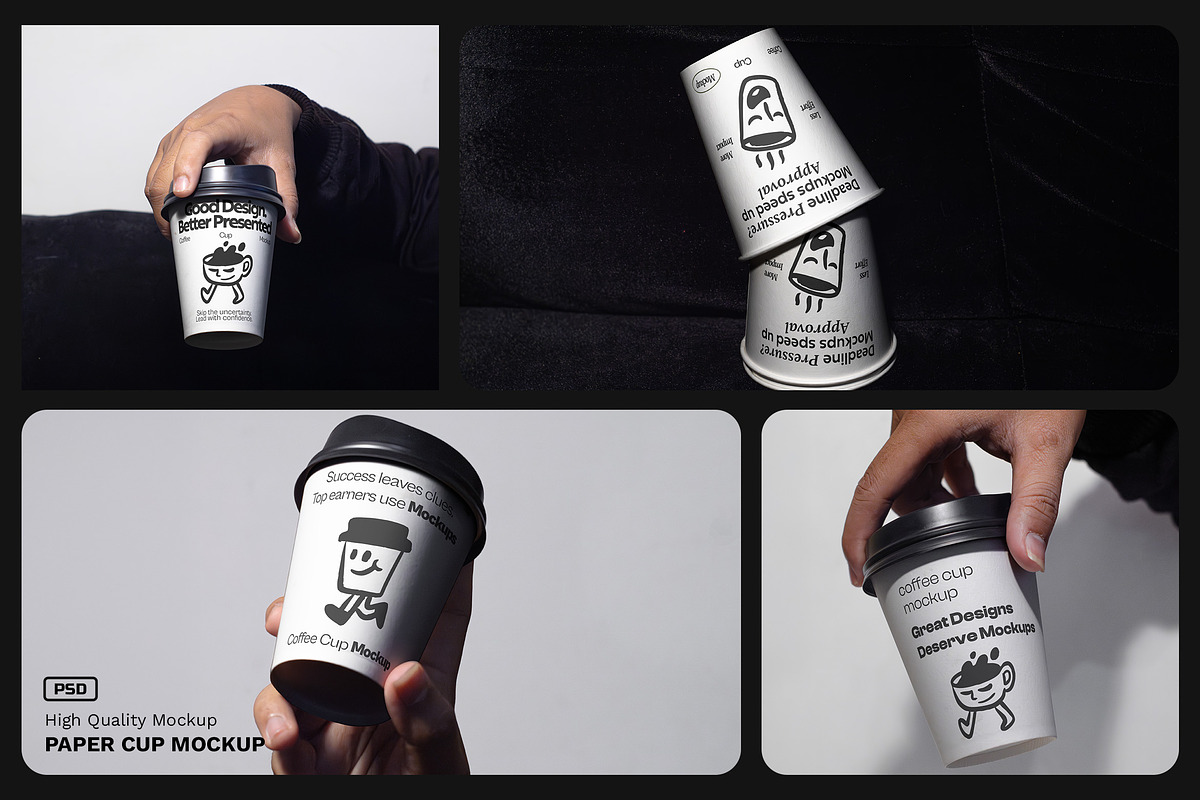 Coffee Cup Mockup - VOL 4, a Product Mockup by Simetrica Labs (Photo 1 of 5)