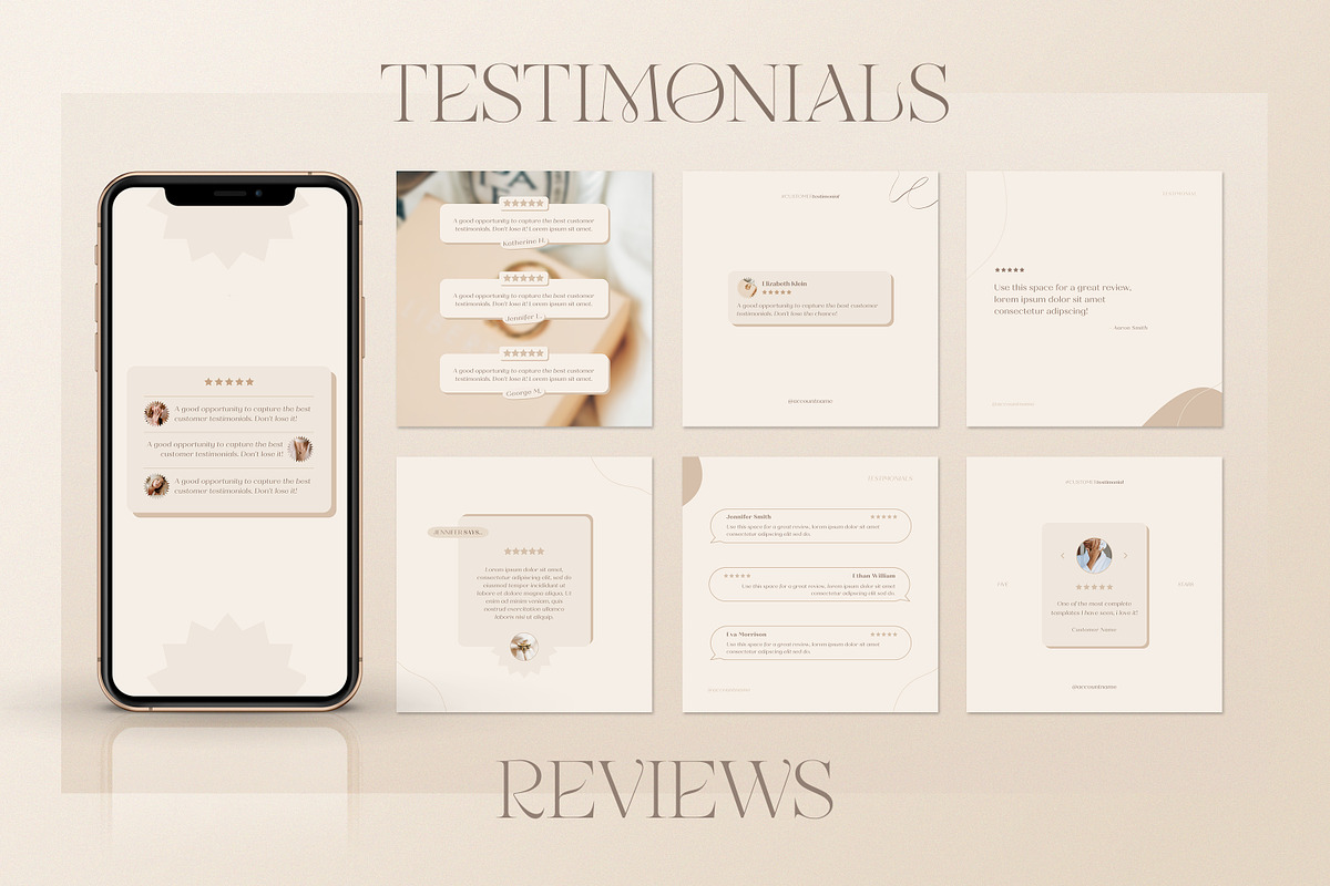 Jewelry Instagram Templates | CANVA, a Social Media Template by Wildnun Studio (Photo 12 of 26)