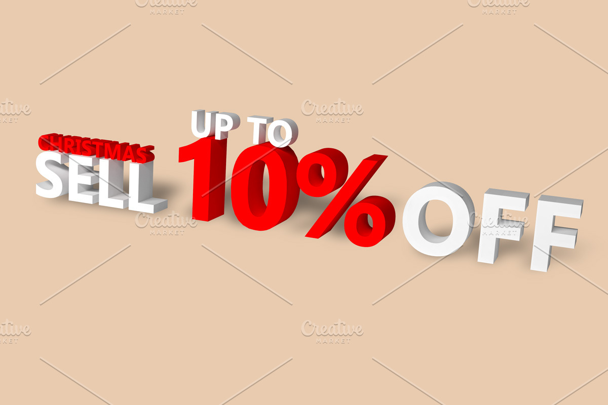 Christmas Sell  3D Render, a Graphic by Responsive Business Theme (Photo 4 of 4)