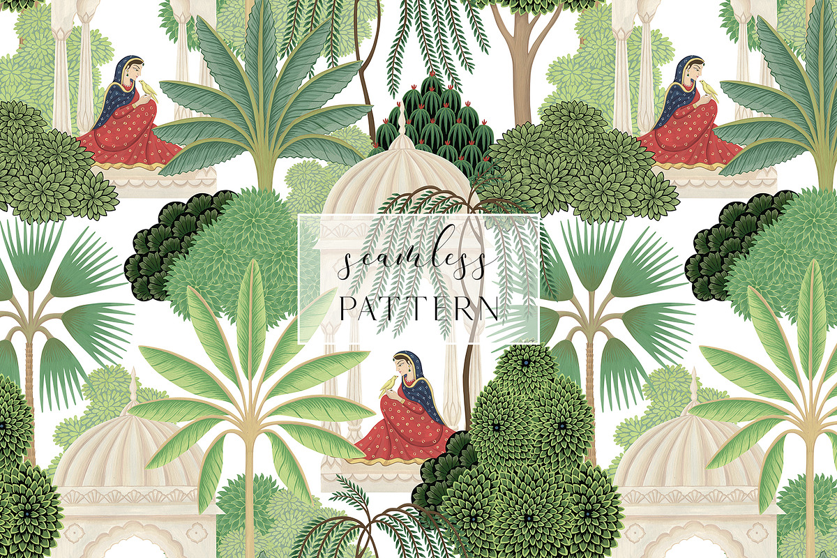 Mughal patterns, a Pattern Graphic by Anyuka (Photo 5 of 13)