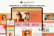 Retro Squarespace Website Template, a Squarespace Template by Mockup Art Atelier (Thumbnail 7 of 16)
