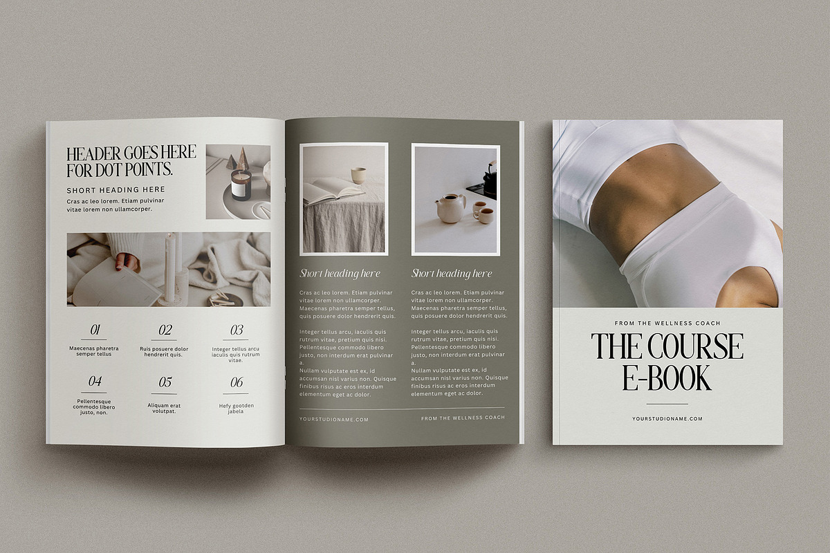 60 Page Wellness Coach Ebook Canva, a Presentation Template by Amaré Creative (Photo 7 of 7)