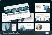 Harmony - Business Consultant, a Presentation Template by GraphauseProject (Thumbnail 1 of 6)