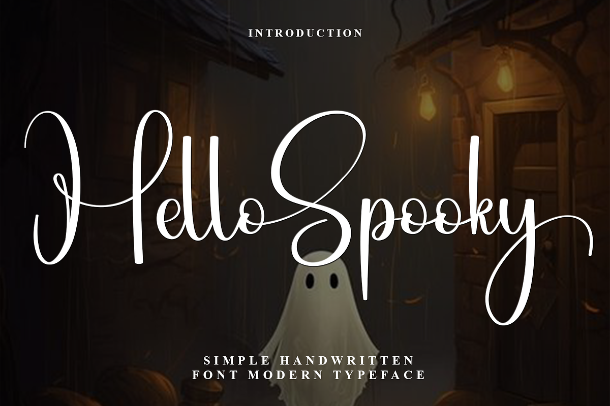 Hello Spooky, a Handwritten Font by FreshTypeINK (Photo 1 of 8)