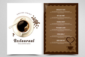 Coffee Restaurant Menu Template