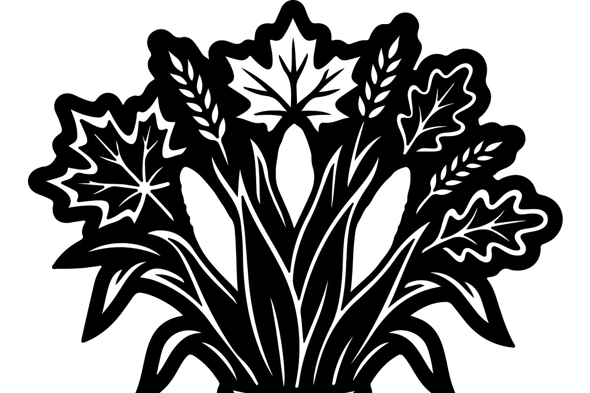 Thanksgiving & Fall Vector Bundle, a Seasonal Illustration by balal (Photo 4 of 11)