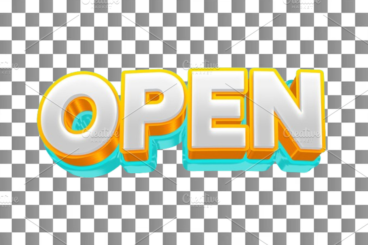 Open PSD 3D Editable Text Effect, a Layer Style Add-On by TrueVector (Photo 2 of 2)