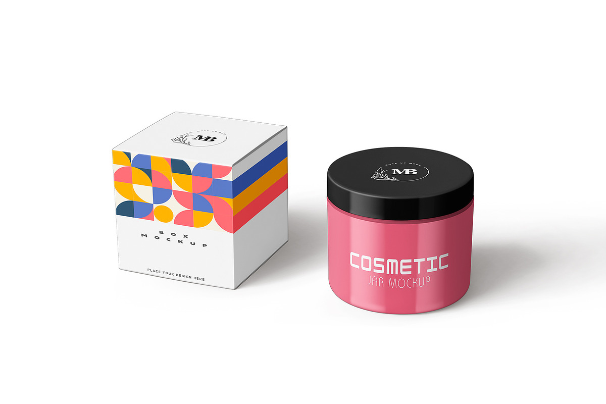 Cosmetic Jar Mockup, a Packaging Mockup by mockupbuys (Photo 6 of 6)