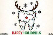 Teeth Christmas Sweatshirt, Christma, an Illustration by CrexoraLab (Thumbnail 1 of 4)