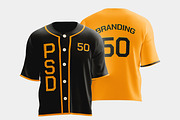 Baseball Jersey Mockup, a Shirt Mockup by Unerispace (Thumbnail 4 of 4)