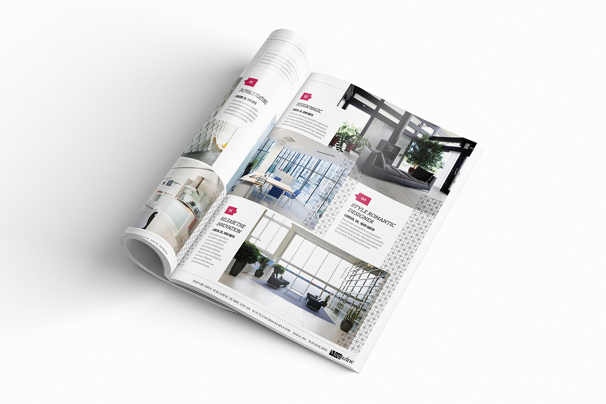 Magazine Template InDesign 04, a Magazine Template by Love Graphic Design (Photo 7 of 34)