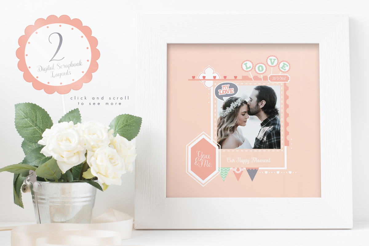 A Cute Love - Romantic Clipart, an Object Graphic by Euonia Meraki (Photo 7 of 11)