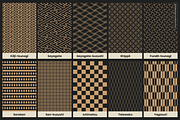 25 Wagara Japanese Patterns, a Pattern Graphic by Design Yokocho | デザイン横丁 (Thumbnail 9 of 10)