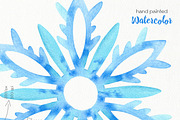 Watercolor Snowflakes, an Illustration by OllyKo Art (Thumbnail 9 of 9)