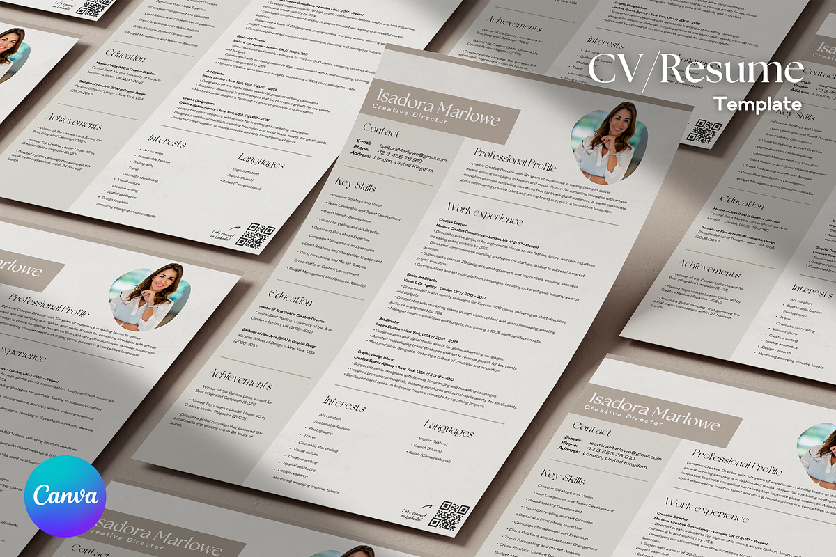 CV/Resume Template, a Resume Template by The Creative Studio