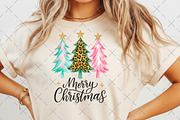 Merry Christmas Leopard Trees PNG, an Illustration by Craft Nest (Thumbnail 6 of 6)