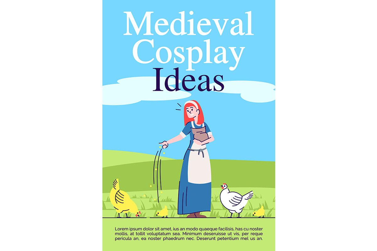 Medieval cosplay ideas brochure, a Flyer Template by IMG Visuals