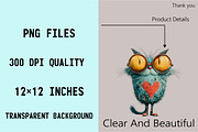 Funny Cat Big Heart Clipart Bundle., an Illustration by SVGArt (Thumbnail 6 of 8)