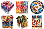 Boho Style Tapestry & Blanket Bundle, an Illustration by Pixels.Craft (Thumbnail 5 of 10)