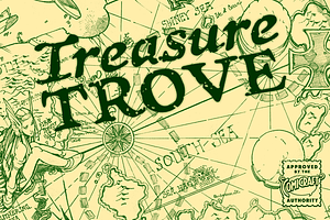 Treasure Trove - Ancient Map Font