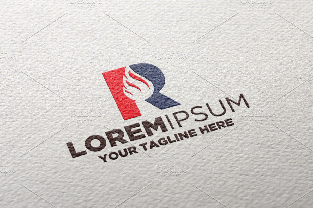 Letter R Oil Logo, a Branding & Logo Template by REDVY CREATIVE