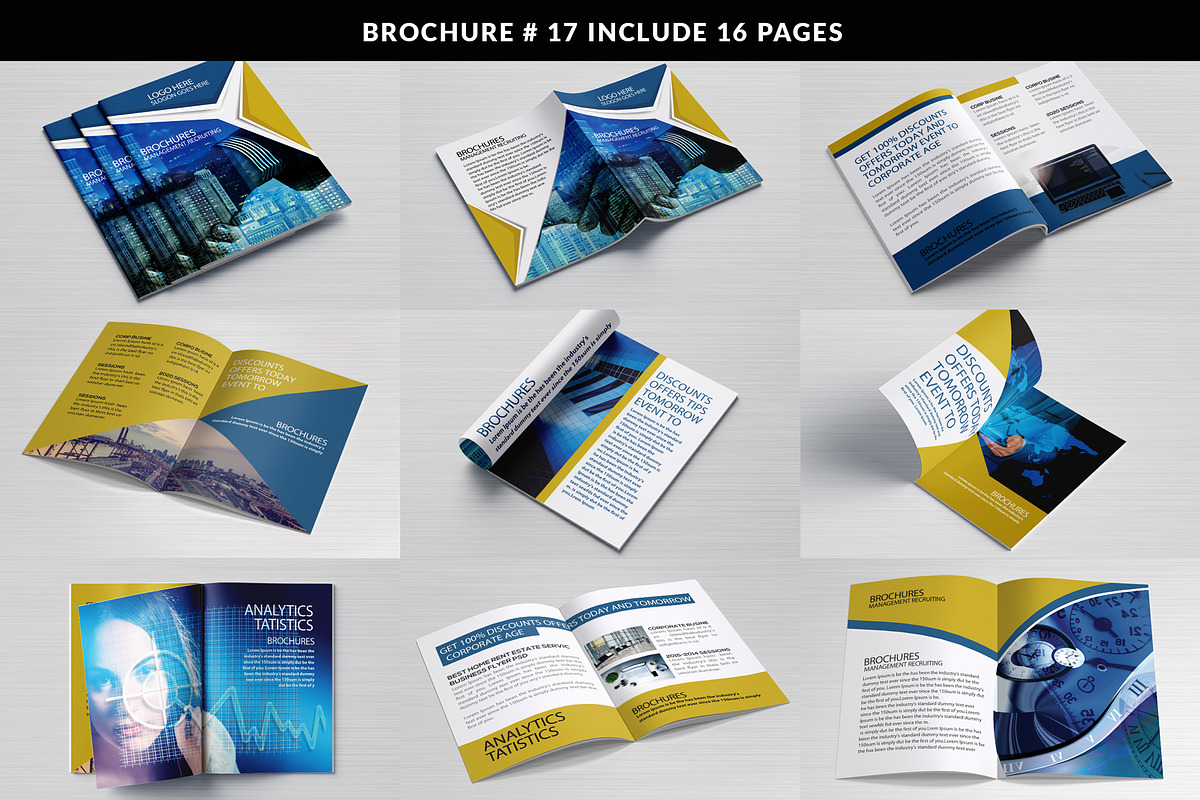 Business Bifold Bundle 20 Template, a Brochure Template by Psd Templates (Photo 18 of 21)