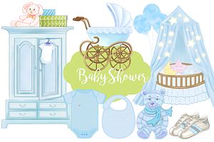 Baby Shower Baby Boy Patterns