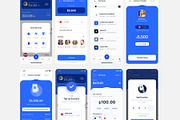 E-Wallet Mobile App UI Kit, an UI Kit Template by DesignsLab (Thumbnail 7 of 10)