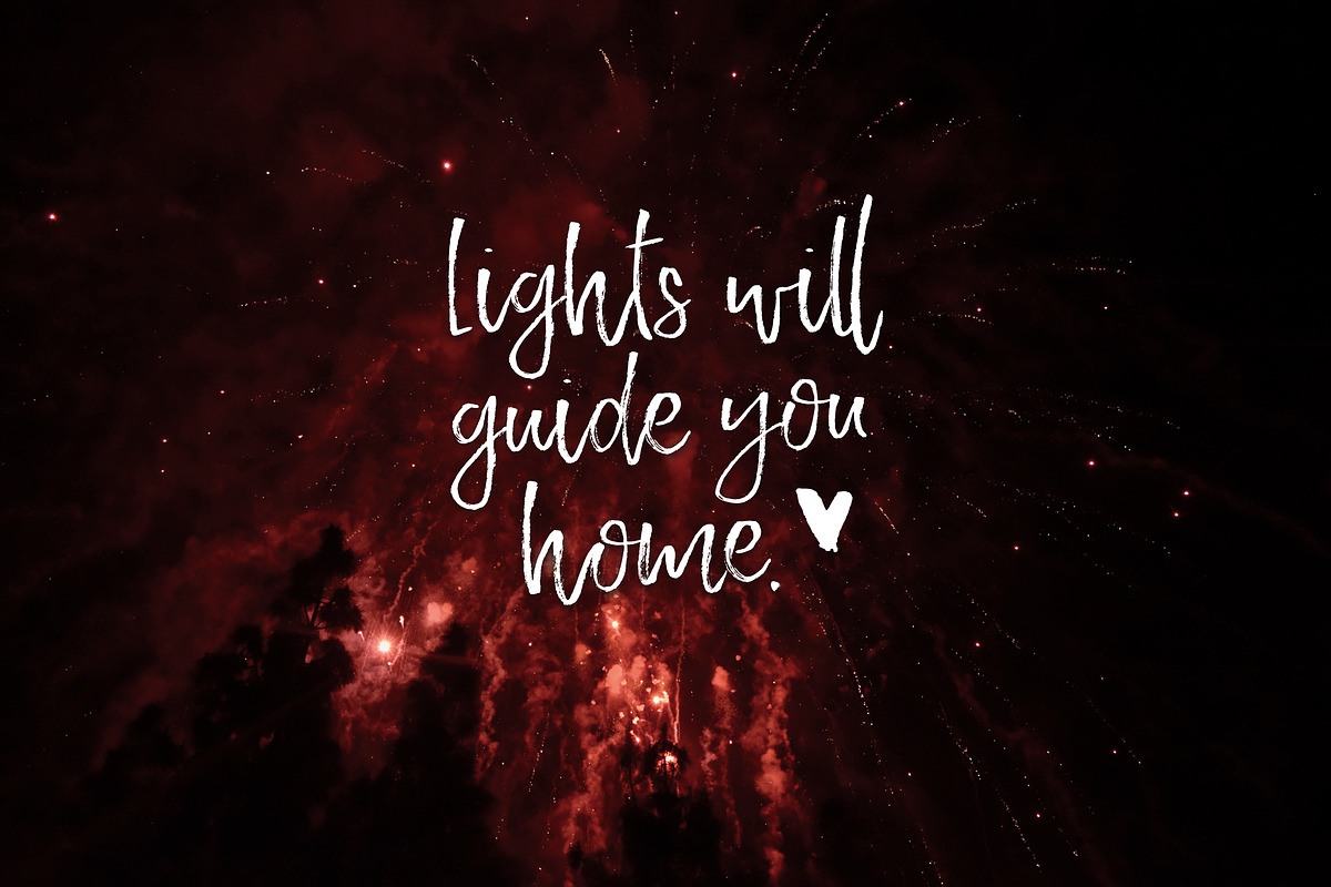 Ruby Hollow, a dry brush font, a Script Font by Rachel White Art (Photo 8 of 8)