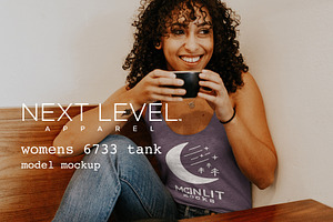 Next Level 6733 Women's Tank Mockup