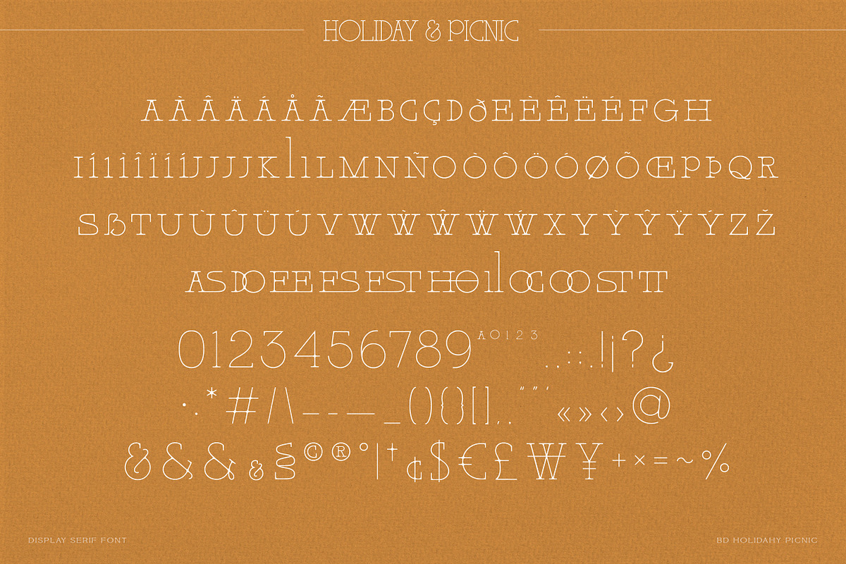 BD Holiday & Picnic, a Slab Serif Font by Brandear Design (Photo 16 of 16)