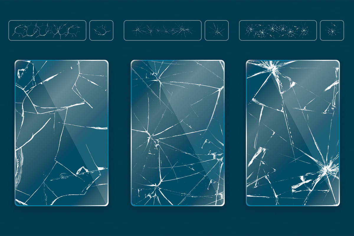 Broken Glass Brushes, a Brush Add-On by Mohamed Saber (Photo 2 of 6)