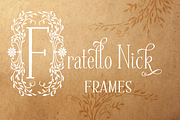 Sale-Fratello Nick Frames, a Font by Debi Sementelli (Thumbnail 1 of 3)