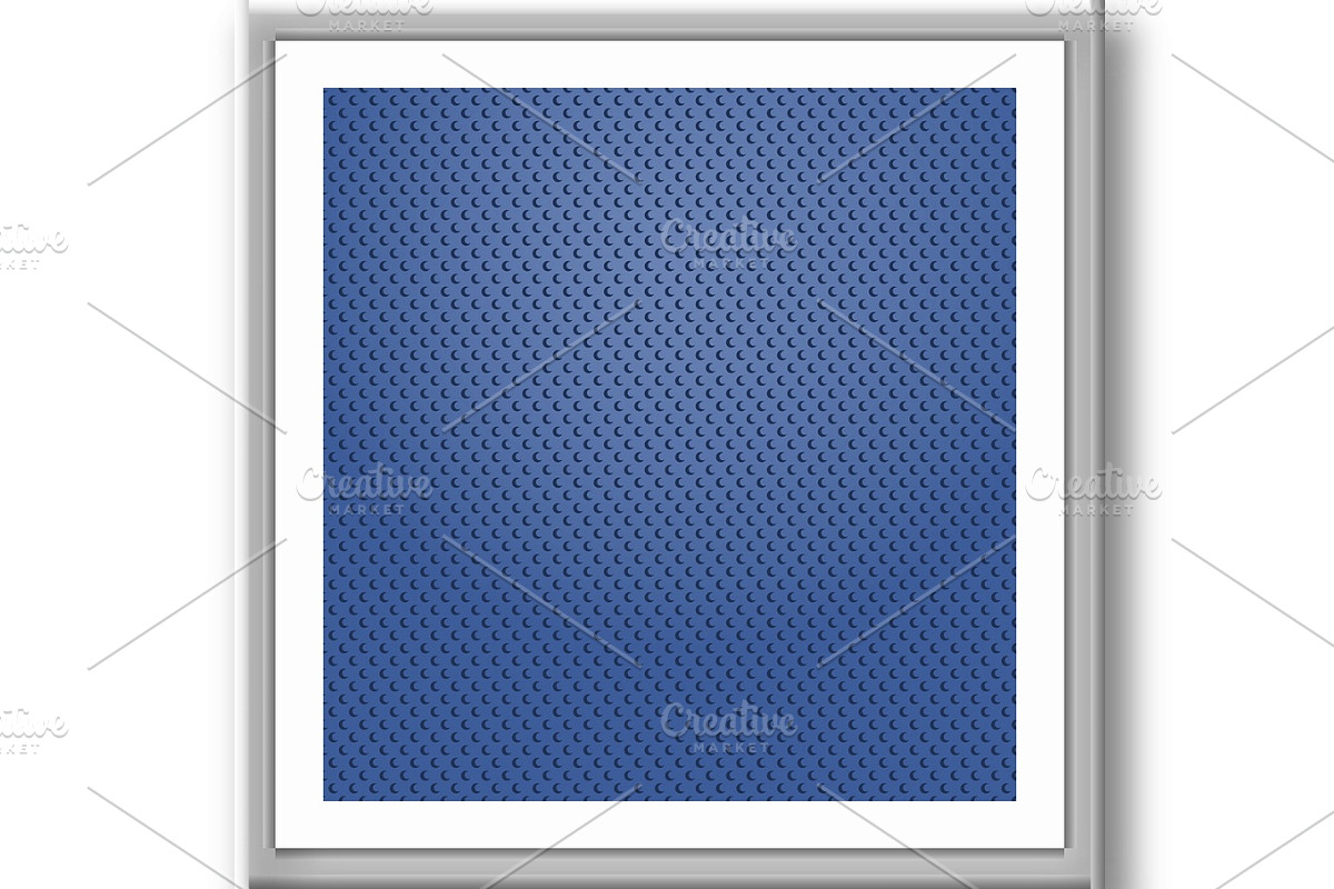 Blue geometric pattern with points, a Texture Graphic by RODINA (Photo 3 of 3)