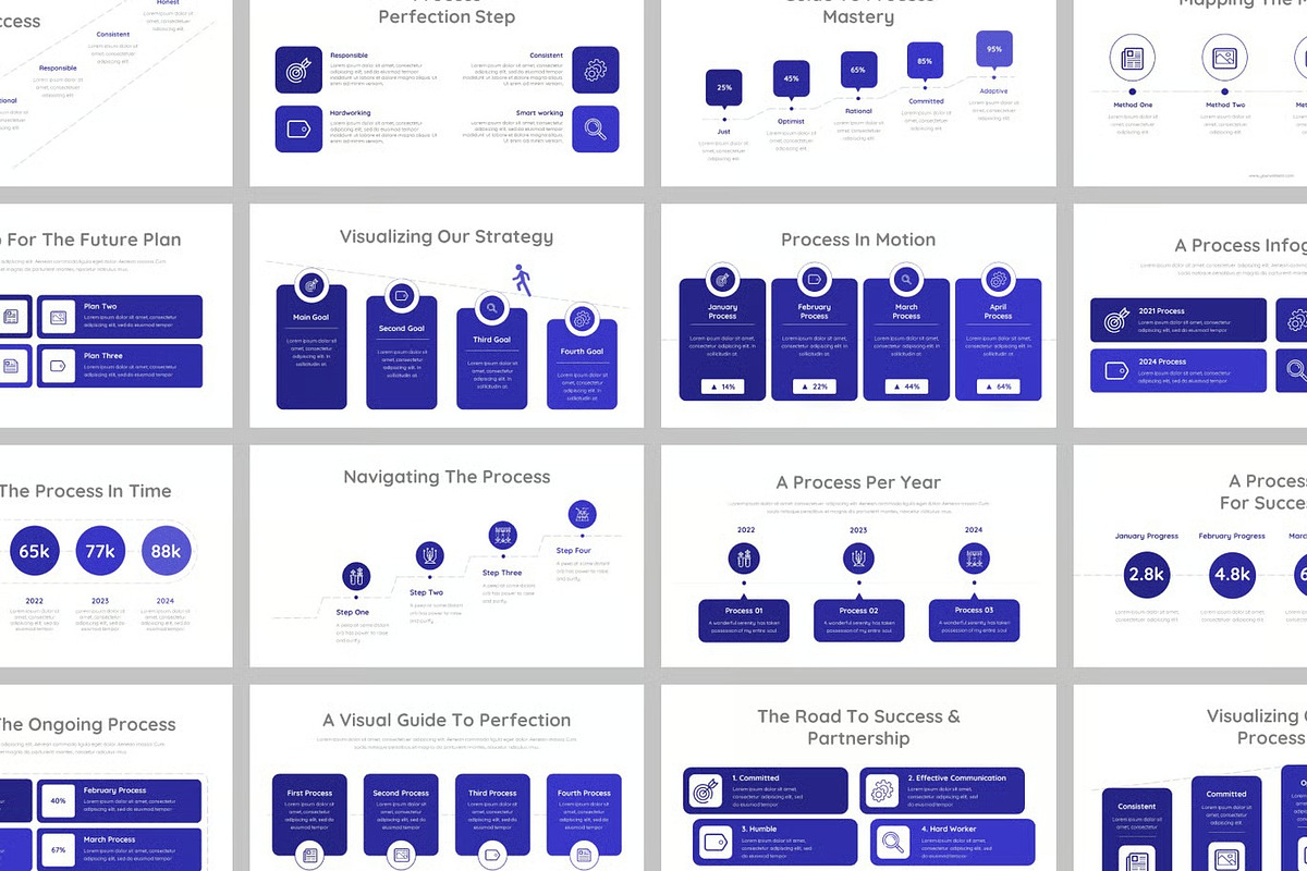 Process Infographic Powerpoint, a Presentation Template by Fit-tee (Photo 2 of 2)