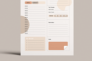 Daily Planner Template, a Stationery Template by MightyDesign (Thumbnail 5 of 8)