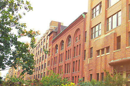 Sunny Brick Buildings