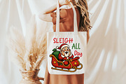 Funny Santa Claus Sleigh All Day PNG, an Illustration by Daily.Designs (Thumbnail 3 of 5)