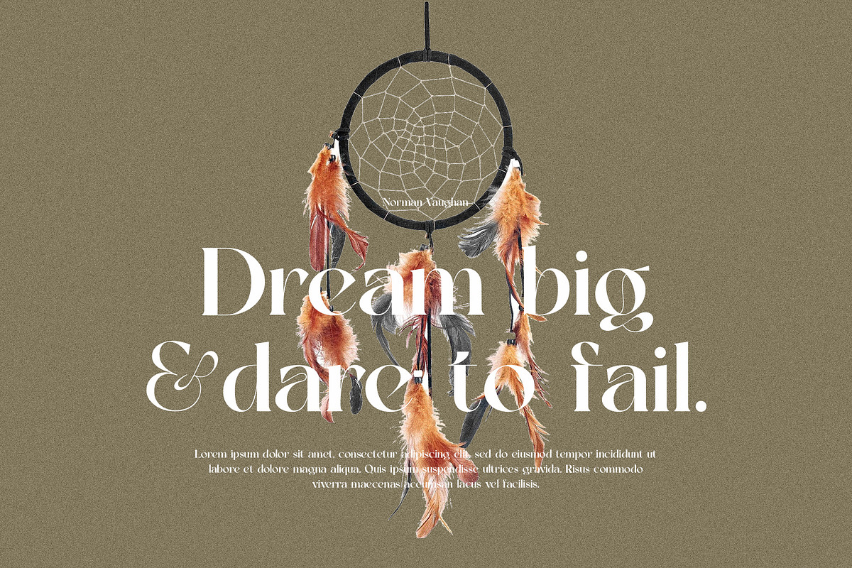 Average Elegant Serif Font Typeface, a Serif Font by Graphicxell (Photo 2 of 10)