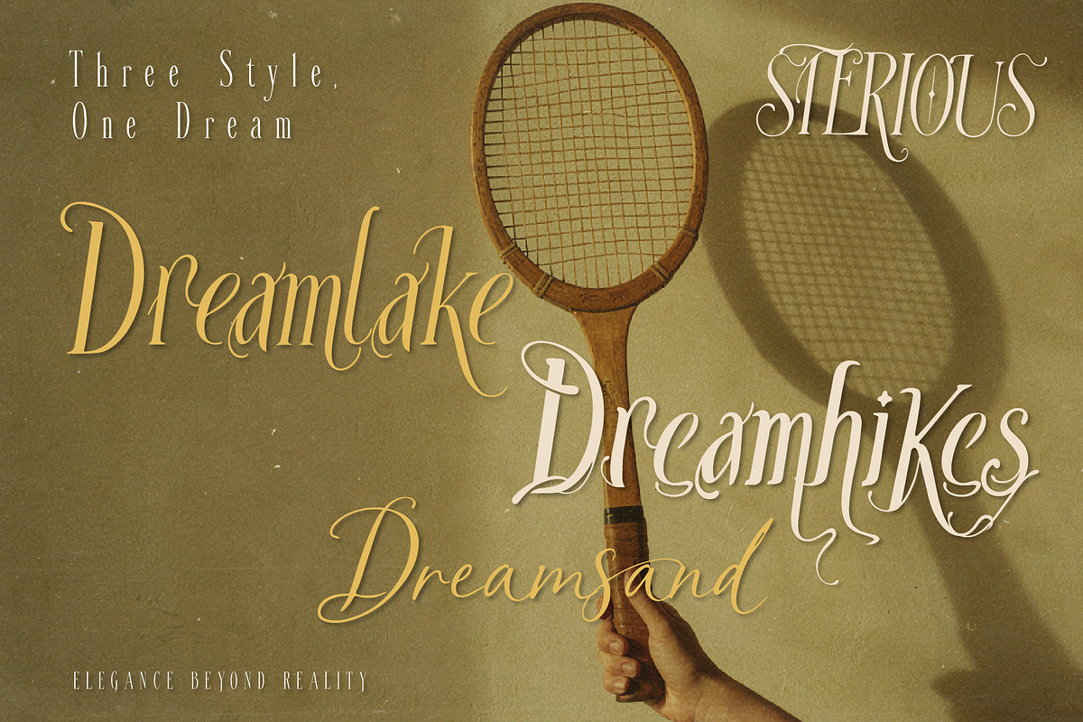 Sterious Dream - Timeless font Trio, a Handwritten Font by HypeWorksCo (Photo 5 of 42)